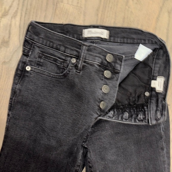 MADEWELL 9” High Rise Skinny Jean black women’s size 26 - Picture 6 of 8